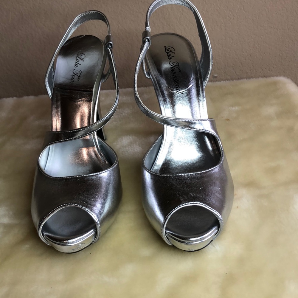 Lulu Townsend Silver Shoe